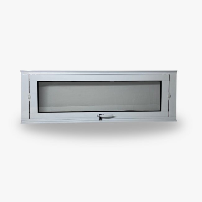 Vitrô Pivotante Branco Horizontal Linha 25