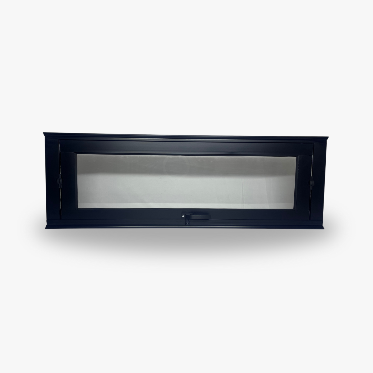 Vitrô Pivotante Preto Horizontal Linha 25 - imagem 1