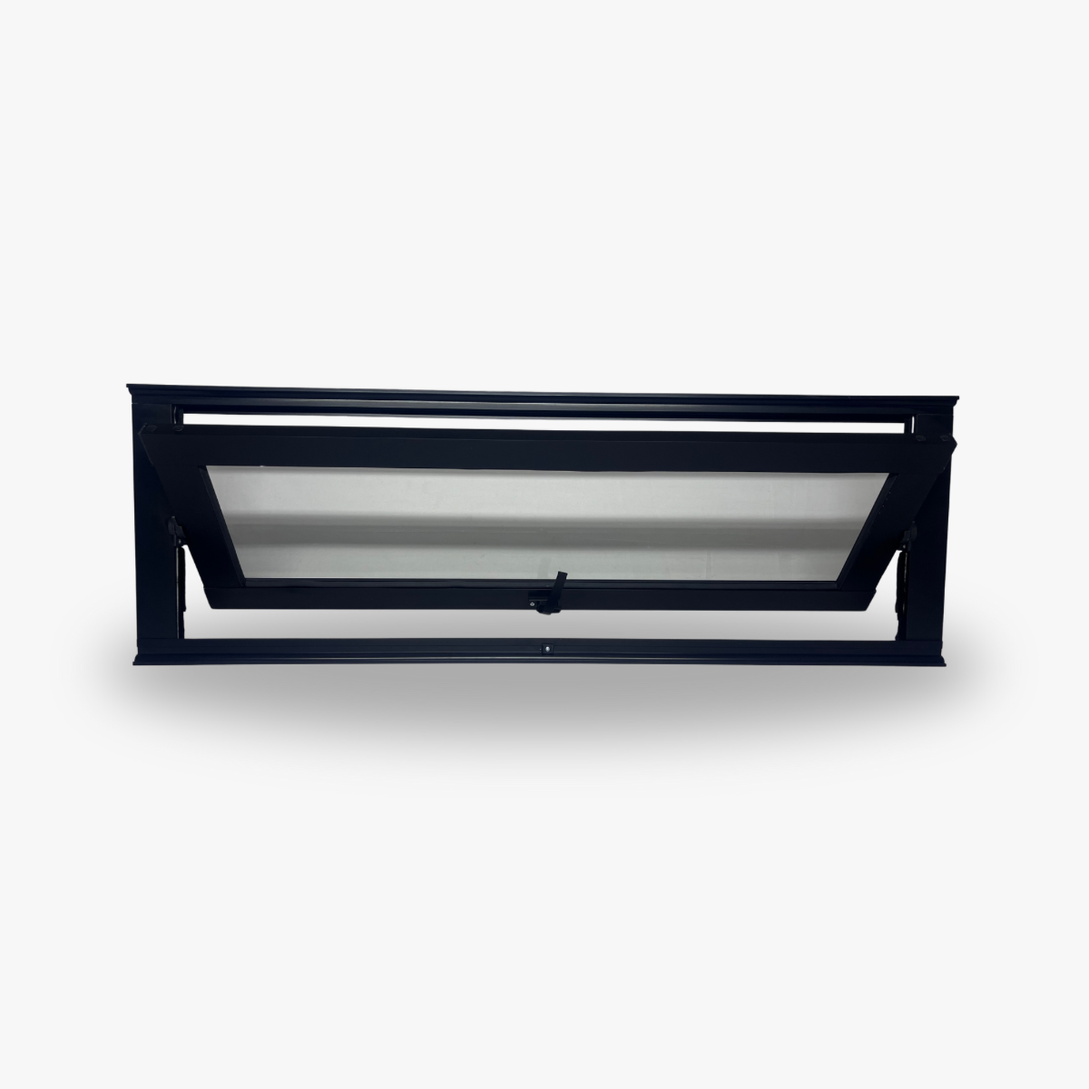 Vitrô Pivotante Preto Horizontal Linha 25 - imagem 2