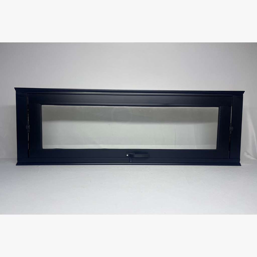 Vitrô Pivotante Preto Horizontal Linha 25 - imagem 3